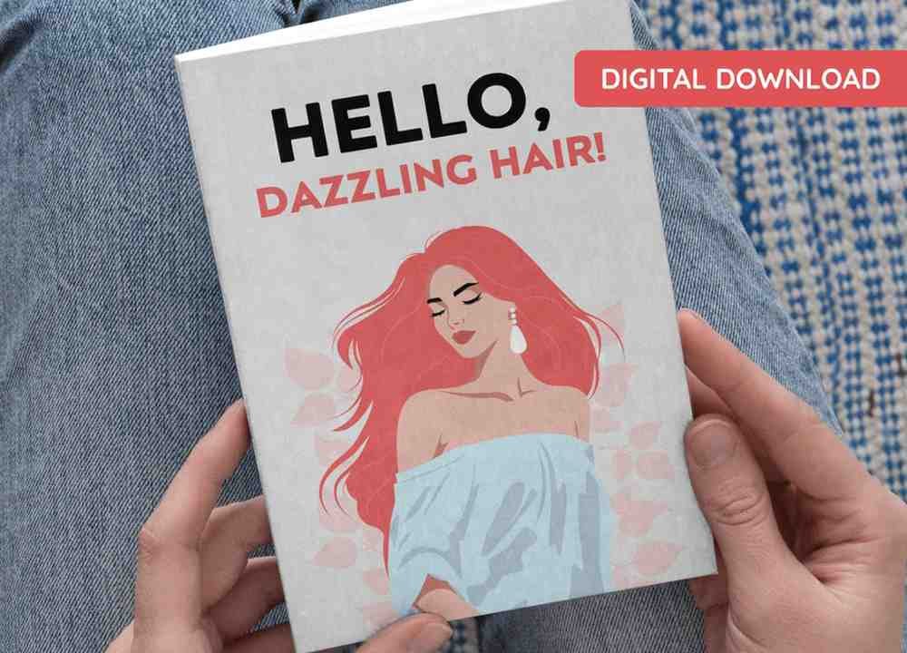 Hello Dazzling Hair — free digital bonus book with Prime Biome 6 bottle order