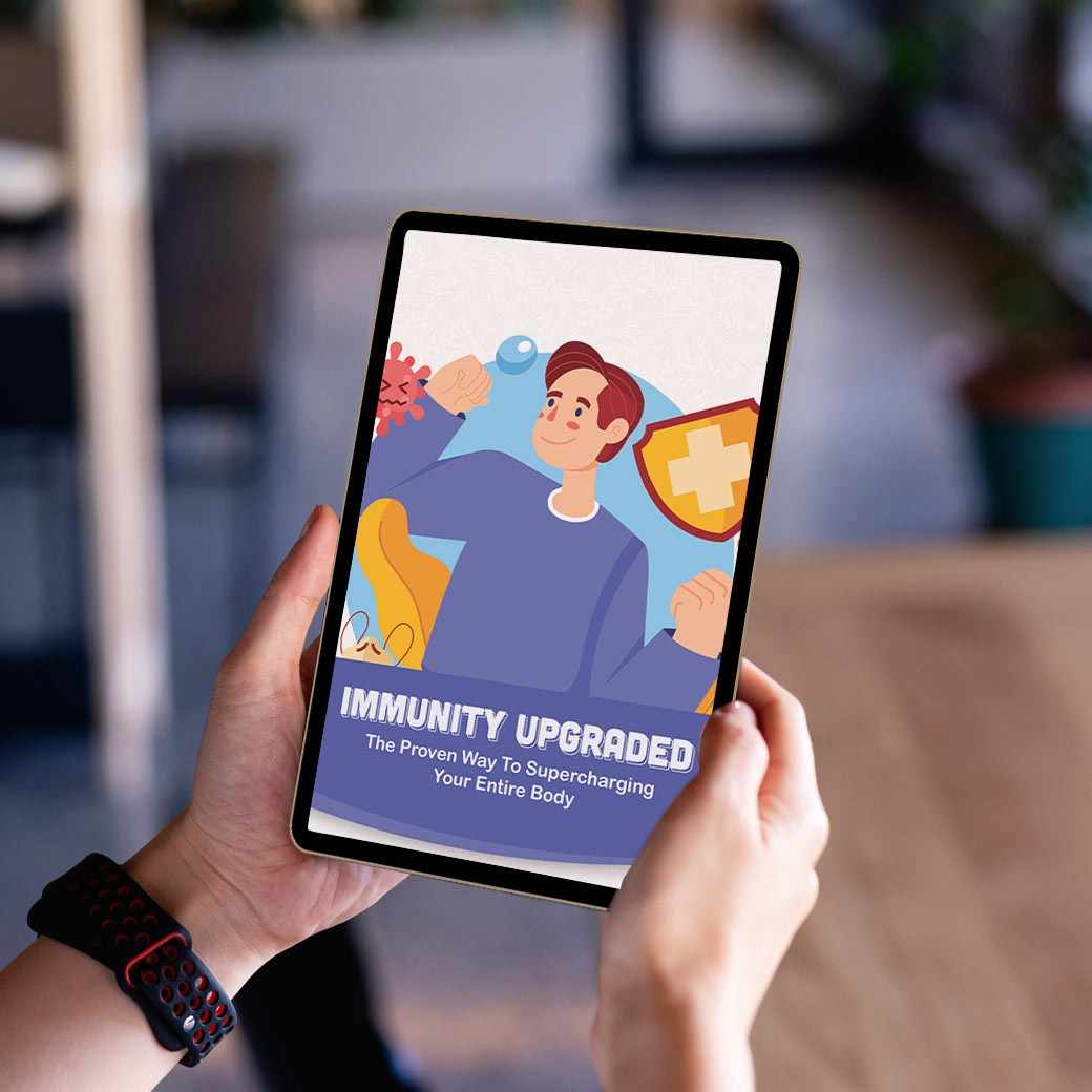 Immunity Upgraded — immune system guide free eBook bonus with Balmorex Pro 3 and 6 jar orders