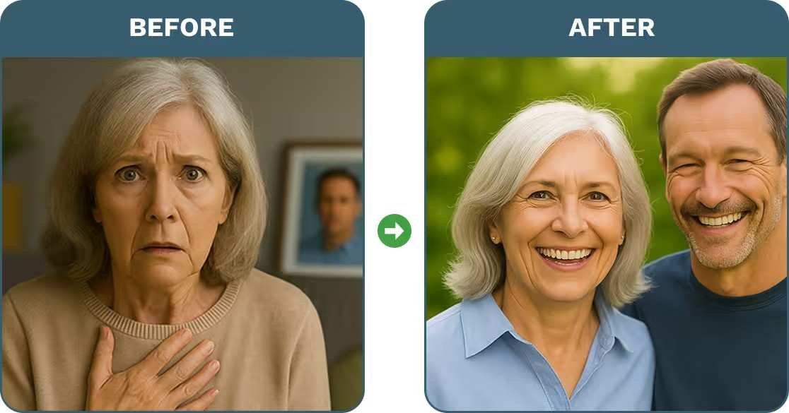 Pineal Guardian X before and after — brain fog, memory, and cognitive clarity improvement results reported by users