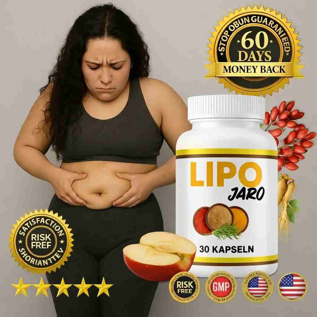 LipoJaro weight management capsules — 30-capsule bottle