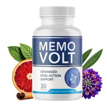 MemoVolt Advanced Dual-Action brain support — 30 tablet bottle