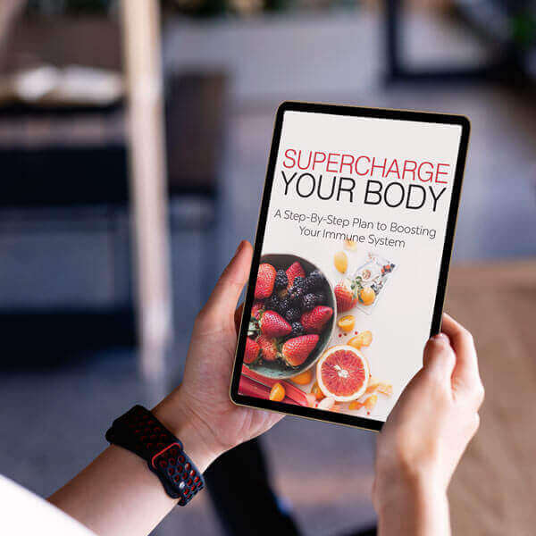 Supercharge Your Body — free eBook bonus 1 with ProtoFlow 3 and 6 bottle orders — immune system guide RRP $97