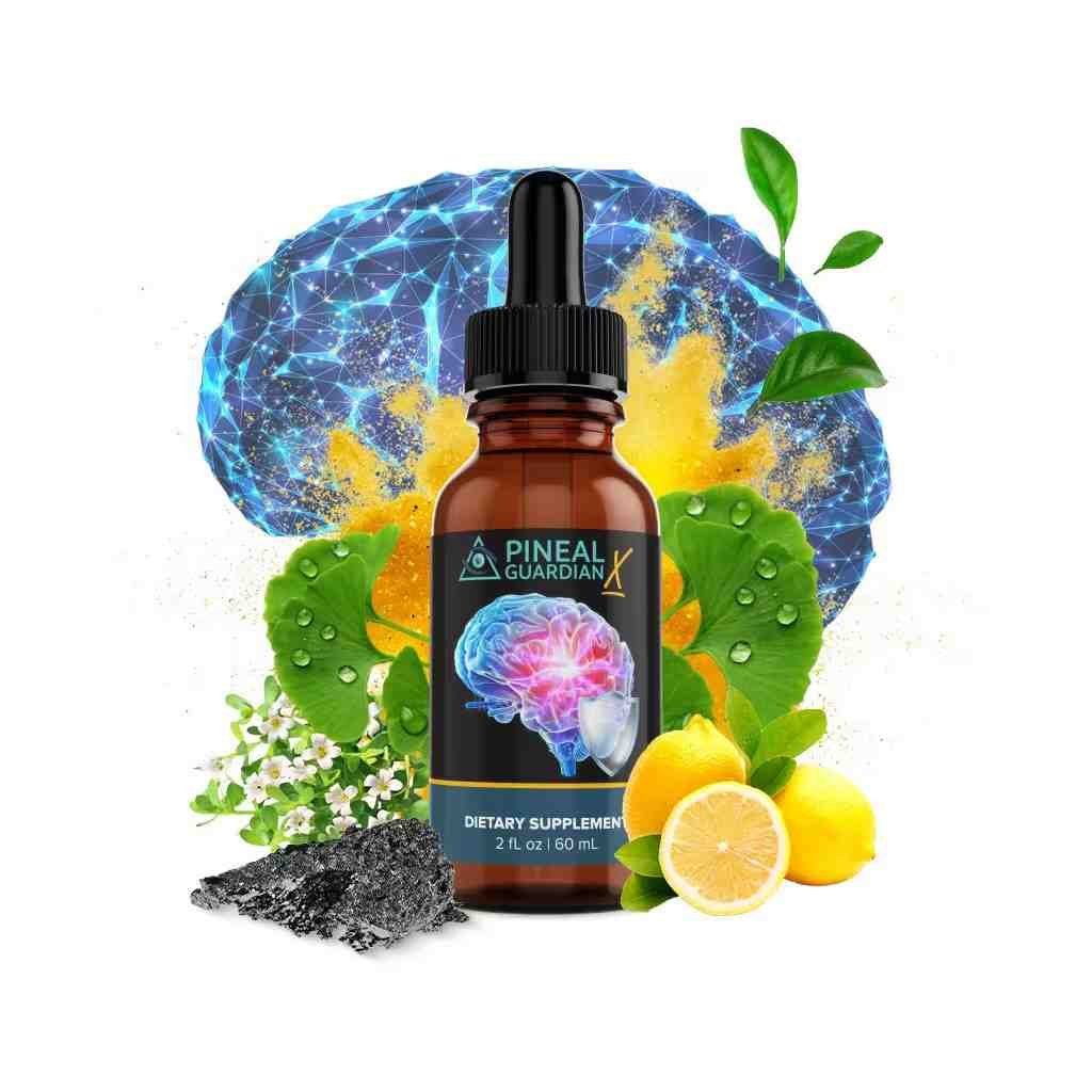 Pineal Guardian X 2 fl oz 60ml liquid dropper supplement — 9-botanical formula for memory, focus, pineal gland health and sleep support
