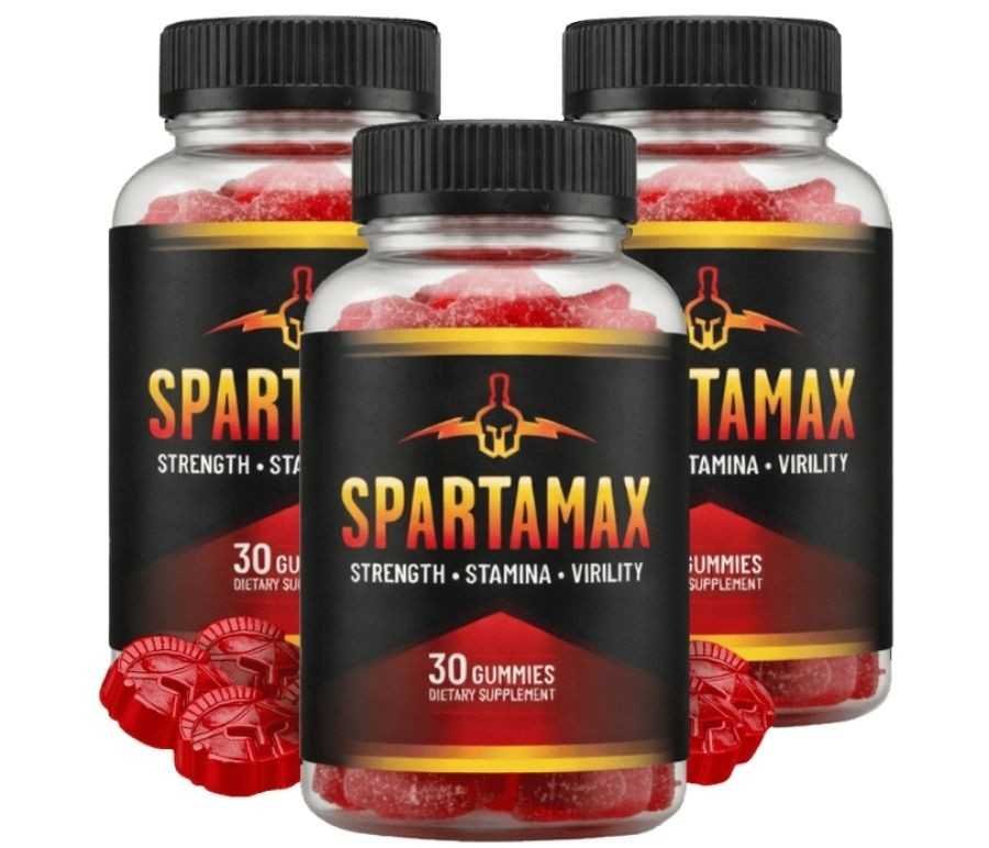 Spartamax gummies — 3-bottle package — Strength Stamina Virility men's dietary supplement