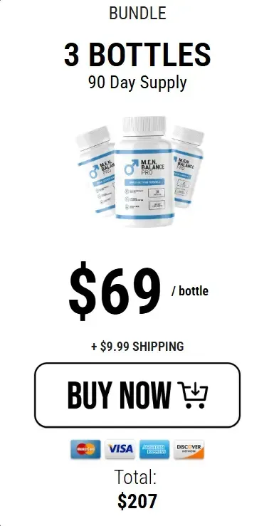 Men Balance Pro 3 bottle supply