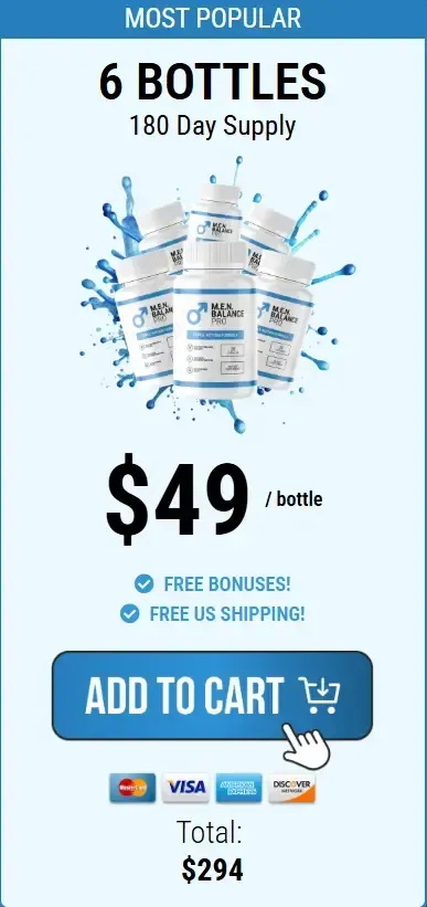 Men Balance Pro 6 bottle supply