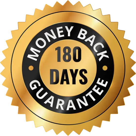 NerveCalm 180-day money back guarantee