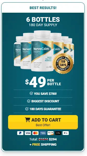 NerveCalm 3 bottle price
