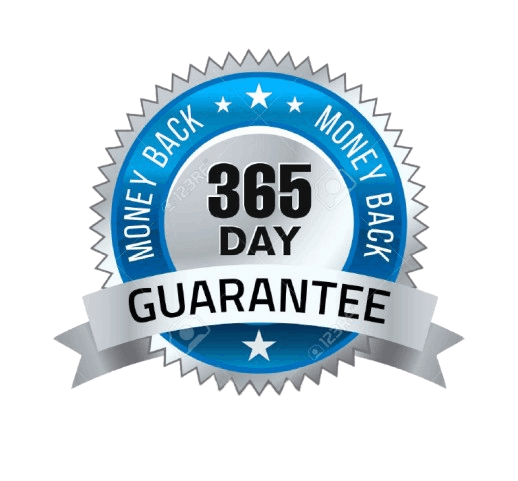 NeuroPrime 365-day money-back guarantee badge
