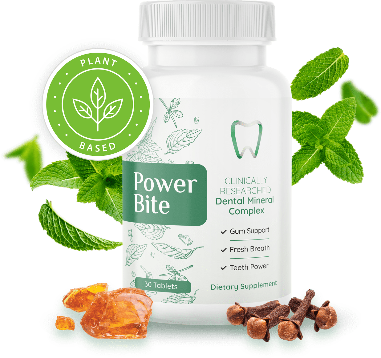 PowerBite dental oral health supplement